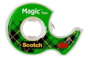 Magic Tape, Refillable Dispenser, 3/4" X 300", 3/Box Magic Tape, Refillable Dispenser, 3/4" X 300", 3/Box