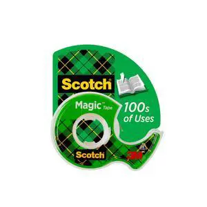 Magic Tape, 1 Roll, Numerous Applications, Invisible, Engineered for Repairing, 3/4 x 650 Inches, Dispensered (122) Magic Tape, 1 Roll, Numerous Applications, Invisible, Engineered for Repairing, 3/4 x 650 Inches, Dispensered (122)