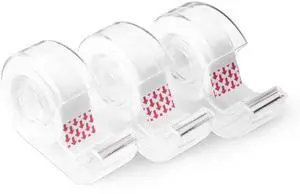 Matte Finish Invisible Tape with Dispenser, 3/4" x 300" (8.33 Yards), Translucent, 3-Pack Matte Finish Invisible Tape with Dispenser, 3/4" x 300" (8.33 Yards), Translucent, 3-Pack