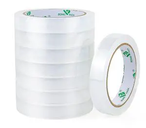 8Rolls Clear Tape Refills for Dispenser, Transparent Gift Wrap Tape 3inch Core for Home, Office, 3/4inch x 60yds 8Rolls Clear Tape Refills for Dispenser, Transparent Gift Wrap Tape 3inch Core for Home, Office, 3/4inch x 60yds