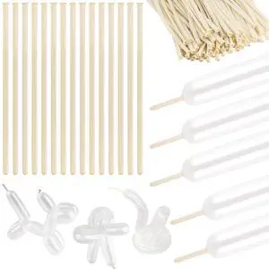 Clear 260 Balloons 100 PCS - Premium Long Skinny Latex Balloons for Animal Twisting, Beginners, Weddings & Birthdays Party Decorations Clear 260 Balloons 100 PCS - Premium Long Skinny Latex Balloons for Animal Twisting, Beginners, Weddings & Birthdays Party Decorations