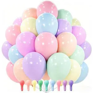 Pastel Balloons 100pcs 12 Inch Pastel Rainbow Latex Balloons for Baby Shower Gender Reveal Engagement Bachelorette Easter Bridal Shower Anniversary Retirement Birthday Party Decorations Pastel Balloons 100pcs 12 Inch Pastel Rainbow Latex Balloons for Baby Shower Gender Reveal Engagement Bachelorette Easter Bridal Shower Anniversary Retirement Birthday Party Decorations