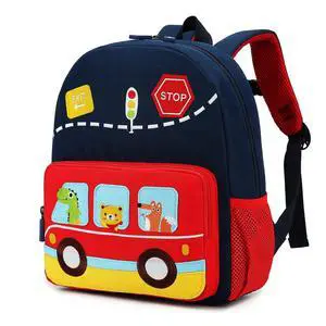 Car Dinosaur Kids Toddler Backpack for Boys and Girls Children Waterproof Preschool Bag(Red Music Party) Car Dinosaur Kids Toddler Backpack for Boys and Girls Children Waterproof Preschool Bag(Red Music Party)