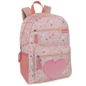 17 Kids Character School Backpacks Plush for Girls with Side Pockets, Padded Straps (Plush Starry Hearts) 17 Kids Character School Backpacks Plush for Girls with Side Pockets, Padded Straps (Plush Starry Hearts)
