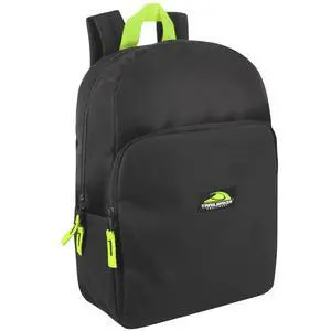 15 Inch Backpack for Kids, Preschool, Elementary & Middle School Students Spacious Bookbag with Large Front Pocket, Adjustable Straps, Fits up to 13 Inch Laptop (Black Neon) 15 Inch Backpack for Kids, Preschool, Elementary & Middle School Students Spacious Bookbag with Large Front Pocket, Adjustable Straps, Fits up to 13 Inch Laptop (Black Neon)