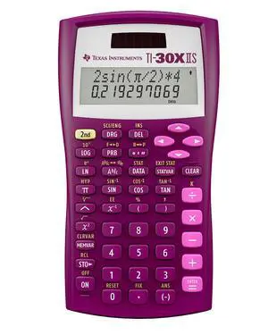 TI-30XIIS Scientific Calculator, Raspberry Small TI-30XIIS Scientific Calculator, Raspberry Small