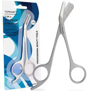 Eyebrow Trimming Scissors with Comb, Gifts For Men Women Stocking Stuffers, Stainless Steel Eyebrow Trimming Scissors with Comb, Gifts For Men Women Stocking Stuffers, Stainless Steel