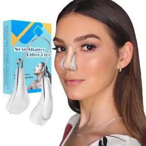 Nose Shaper Clip - Pain-Free Nose Bridge Straightener Corrector & Rhinoplasty Device Nose Shaper Clip - Pain-Free Nose Bridge Straightener Corrector & Rhinoplasty Device