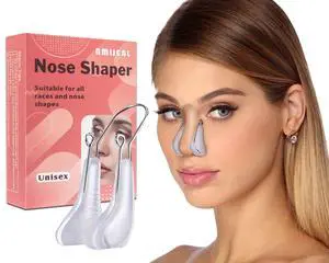Nose Shaper Clip - Up Lifting Clip, Pain-Free Soft Silicone Nose Slimming Device, Bridge Straightener Corrector Beauty Tool Nose Shaper Clip - Up Lifting Clip, Pain-Free Soft Silicone Nose Slimming Device, Bridge Straightener Corrector Beauty Tool