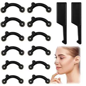 2 Sets Nose up Lifting Shaper Clip Clipper Nose Shaper Lifter Inserts Shaping Clip Silicone Beauty Tools Invisible Face Slimming Device 2 Sets Nose up Lifting Shaper Clip Clipper Nose Shaper Lifter Inserts Shaping Clip Silicone Beauty Tools Invisible Face Slimming Device