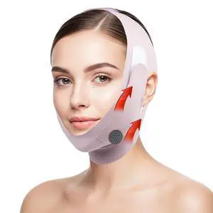 V Line Face Slimming Mask for Sleeping, Reusable Chin Strap Jawline Shaper, Double Chin Reducer, V Shaped Face Lifting Mask, Chin Up Patch, Jaw Exerciser for Women and Men V Line Face Slimming Mask for Sleeping, Reusable Chin Strap Jawline Shaper, Double Chin Reducer, V Shaped Face Lifting Mask, Chin Up Patch, Jaw Exerciser for Women and Men
