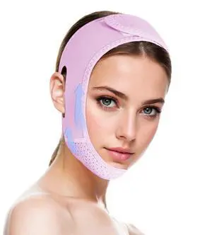 V Line Lifting Mask Chin strap for sleeping, V Line Lifting Mask for Women,Jaw ExerciserMedium,Purple V Line Lifting Mask Chin strap for sleeping, V Line Lifting Mask for Women,Jaw ExerciserMedium,Purple