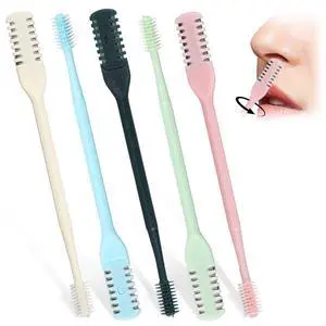 5Pcs 2-in-1 Double Sided Nose Knife Nasal Hair Cutter for Women&Men 5Pcs 2-in-1 Double Sided Nose Knife Nasal Hair Cutter for Women&Men