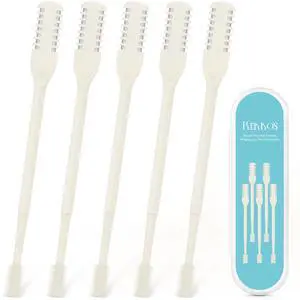 5 Pcs Nasal Hair Cutter, Manual Nose Hair Trimmer for Men Women Double Sided Nasal Hair Trimmer 360° Rotating Nose Hair Remover (Cream Yellow) 5 Pcs Nasal Hair Cutter, Manual Nose Hair Trimmer for Men Women Double Sided Nasal Hair Trimmer 360° Rotating Nose Hair Remover (Cream Yellow)