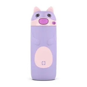 Ellies 12oz Vacuum Insulated Stainless Steel Kids Water Bottle with Straw and Built-in Carrying Handle and Leak-Proof Locking Lid for School Backpack, Lunchbox and Outdoor Sports, Cat Ellies 12oz Vacuum Insulated Stainless Steel Kids Water Bottle with Straw and Built-in Carrying Handle and Leak-Proof Locking Lid for School Backpack, Lunchbox and Outdoor Sports, Cat