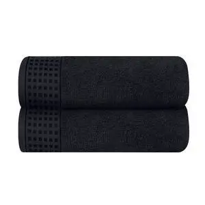 100% Cotton 2 Pack Oversized Bath Towel Set 28x55 Inches, Ultra Soft Highly Absorbant Compact Quickdry & Lightweight Large Bath Towels, Ideal for Gym Travel Camp Pool - Black 100% Cotton 2 Pack Oversized Bath Towel Set 28x55 Inches, Ultra Soft Highly Absorbant Compact Quickdry & Lightweight Large Bath Towels, Ideal for Gym Travel Camp Pool - Black