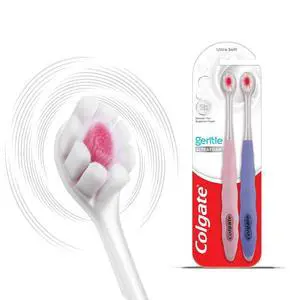 Gentle UltraFoam Ultra Soft Bristles Manual Toothbrush for adults, 2 Pcs, Soft Bristles for Superior Clean, Multicolor Gentle UltraFoam Ultra Soft Bristles Manual Toothbrush for adults, 2 Pcs, Soft Bristles for Superior Clean, Multicolor