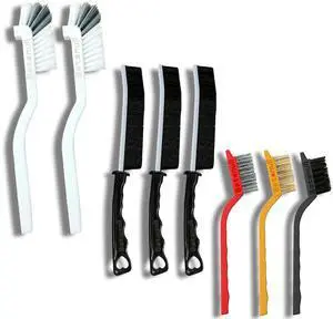 Crevice Cleaning Brush Set, Multi-Purpose Hard Bristle Brushes for Deep Cleaning Kitchen, Bathroom, Grout, Sink, Cup, Teapot, Bottle, Blender, Corners, Tight Spaces & More Crevice Cleaning Brush Set, Multi-Purpose Hard Bristle Brushes for Deep Cleaning Kitchen, Bathroom, Grout, Sink, Cup, Teapot, Bottle, Blender, Corners, Tight Spaces & More