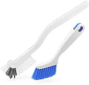 2 Pcs Cleaning Brush Small Scrub Brush for Cleaning Sink Bathroom Kitchen Edge Corner Grout Household Use with Handle 2 Pcs Cleaning Brush Small Scrub Brush for Cleaning Sink Bathroom Kitchen Edge Corner Grout Household Use with Handle