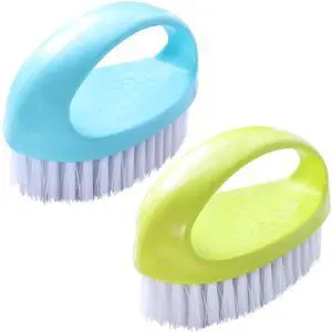 2 Pack Scrubbing Brushes for Cleaning, Heavy Duty Scrub Brush Nylon Stiff Bristles,Scrubber Cleaner Brush for Bathroom,Showe,Sink,Kitchen,Bathtub,Floor,Multi-Purpose Cleaning Brush (Green+Blue) 2 Pack Scrubbing Brushes for Cleaning, Heavy Duty Scrub Brush Nylon Stiff Bristles,Scrubber Cleaner Brush for Bathroom,Showe,Sink,Kitchen,Bathtub,Floor,Multi-Purpose Cleaning Brush (Green+Blue)