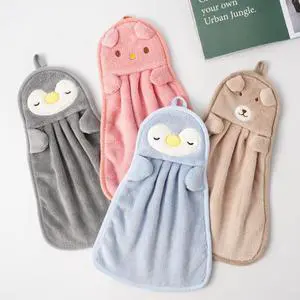 4 Pack Kids Hand Towels for Bathroom, Fingertip Bath Towels with Hanging Loop, Kitchen Home Microfiber Hand Towels 4 Pack Kids Hand Towels for Bathroom, Fingertip Bath Towels with Hanging Loop, Kitchen Home Microfiber Hand Towels