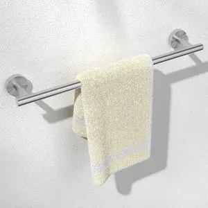 Brushed Nickel 18 Inch Towel Bar for Bathroom, SUS304 Stainless Steel Bathroom Towel Rack Wall Mounted, Modern Home Decor Bath Towel Holder with Hardware Accessories (Total Length 19.8 Inch) Brushed Nickel 18 Inch Towel Bar for Bathroom, SUS304 Stainless Steel Bathroom Towel Rack Wall Mounted, Modern Home Decor Bath Towel Holder with Hardware Accessories (Total Length 19.8 Inch)