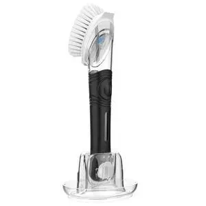 Soap Dispensing Dish Brush Storage Set, Kitchen Brush with Holder for Pot Pan Sink Cleaning Soap Dispensing Dish Brush Storage Set, Kitchen Brush with Holder for Pot Pan Sink Cleaning