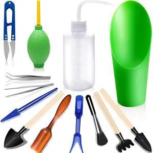 Succulent Tools, Mini Garden Tool Set, Transplanting Tools Set, Succulent Care kit for Succulent Miniature Gardening Plant, Multi, 13 Pcs Succulent Tools, Mini Garden Tool Set, Transplanting Tools Set, Succulent Care kit for Succulent Miniature Gardening Plant, Multi, 13 Pcs