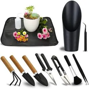11Pcs Succulent Tools,Mini Garden Tools,Succulent Watering Tool as Plant Accessories,Succulent Gardending Hand Tools Kit for Seedling Soil,Caring Succulent,Houseplant,Gifts for Woman (No Flowerpot) 11Pcs Succulent Tools,Mini Garden Tools,Succulent Watering Tool as Plant Accessories,Succulent Gardending Hand Tools Kit for Seedling Soil,Caring Succulent,Houseplant,Gifts for Woman (No Flowerpot)
