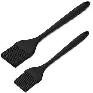 Silicone Basting Pastry Brush, Heat Resistant Cooking Brush for Oil and Sauce. BPA Free and Dishwasher Safe (2 Pcs). Silicone Basting Pastry Brush, Heat Resistant Cooking Brush for Oil and Sauce. BPA Free and Dishwasher Safe (2 Pcs).