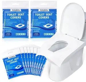 120 Pcs Toilet Seat Covers Disposable Flushable, XL Travel Toilet Seat Covers for Public Bathrooms, Road Trips, Camping & On-the-Go Hygiene 120 Pcs Toilet Seat Covers Disposable Flushable, XL Travel Toilet Seat Covers for Public Bathrooms, Road Trips, Camping & On-the-Go Hygiene