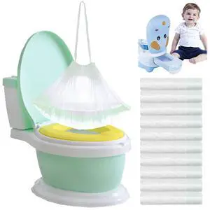 100 Pack Potty Chair Liners Disposable,Drawstring Training Toilet Seat Liner Bags Cleaning Bag for Kids Toddlers Outdoors Travel 100 Pack Potty Chair Liners Disposable,Drawstring Training Toilet Seat Liner Bags Cleaning Bag for Kids Toddlers Outdoors Travel
