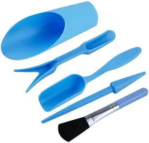 5 Pcs Mini Garden Tool Set Hand Tools Succulent Tools Transplanting Tools Set Succulent Care Plastic Kit Bonsai Potting Soil Indoor for Succulent Miniature Plant Gardening for Flower Planting 5 Pcs Mini Garden Tool Set Hand Tools Succulent Tools Transplanting Tools Set Succulent Care Plastic Kit Bonsai Potting Soil Indoor for Succulent Miniature Plant Gardening for Flower Planting