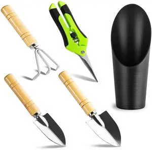 5Pcs Succulent Tools Mini Garden Small Gardening Tools Indoor, Pruning Shear Gardening Scissors, Hand kit for Bonsai, Cactus, Fairy, Houseplant of Transplanting, Repotting, Seedling Soil 5Pcs Succulent Tools Mini Garden Small Gardening Tools Indoor, Pruning Shear Gardening Scissors, Hand kit for Bonsai, Cactus, Fairy, Houseplant of Transplanting, Repotting, Seedling Soil