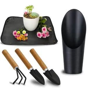 5Pcs Succulent Tools, Mini Garden Tools,Plant Potting Mat as Plant Accessories,Succulent Gardending Hand Tools Kit for Seedling Soil,Caring Succulent,etc,Gifts for Womans Gardening work(No Flowerpot) 5Pcs Succulent Tools, Mini Garden Tools,Plant Potting Mat as Plant Accessories,Succulent Gardending Hand Tools Kit for Seedling Soil,Caring Succulent,etc,Gifts for Womans Gardening work(No Flowerpot)