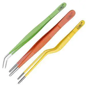 Garden Tweezers set of 3,15cm Size Stainless Steel for Succulents & Cactus Plant Care and Maintenance Multi Purpose Tools Garden Tweezers set of 3,15cm Size Stainless Steel for Succulents & Cactus Plant Care and Maintenance Multi Purpose Tools