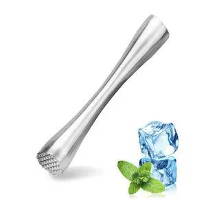 8" Muddler for Cocktails, Professional Stainless Steel Muddler for Old Fashioned Bitters, Creating Mojitos, Margaritas, Mint & Fruit Based Drinks- Ideal Home Bar, Bartender, Kitchen Masher Tool 8" Muddler for Cocktails, Professional Stainless Steel Muddler for Old Fashioned Bitters, Creating Mojitos, Margaritas, Mint & Fruit Based Drinks- Ideal Home Bar, Bartender, Kitchen Masher Tool