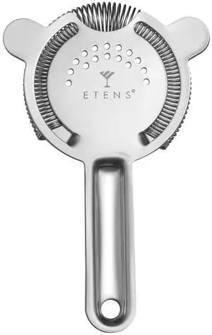 Cocktail Strainer for Drinks, Bar Strainers for Bartending, Martini Strainer for Boston Shaker Mixing Glass, Bartender Hawthorne Strainer w/Removable Spring Stainless Steel, Silver Cocktail Strainer for Drinks, Bar Strainers for Bartending, Martini Strainer for Boston Shaker Mixing Glass, Bartender Hawthorne Strainer w/Removable Spring Stainless Steel, Silver