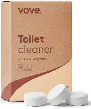 Probiotic Toilet Bowl Cleaner Tablets, 12 Count - Lime & Eucalyptus, Citric Acid + Oxygen Bleach Fizzing Formula, Dissolves Hard Water Stains & Limescale, Plant-Based, Septic Safe, Plastic-Free Probiotic Toilet Bowl Cleaner Tablets, 12 Count - Lime & Eucalyptus, Citric Acid + Oxygen Bleach Fizzing Formula, Dissolves Hard Water Stains & Limescale, Plant-Based, Septic Safe, Plastic-Free