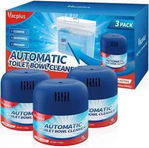 Toilet Bowl Cleaners - 3 Pack, Automatic Long-Lasting Toilet Cleaner Bottles, Easy-to-Use & Powerful Cleaning Toilet Bowl Cleaners - 3 Pack, Automatic Long-Lasting Toilet Cleaner Bottles, Easy-to-Use & Powerful Cleaning