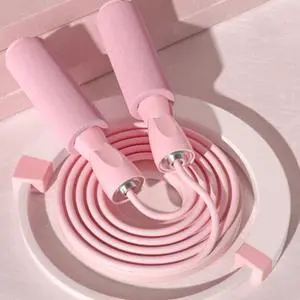 Pink Jump rope,Adjustable Skipping Rope with Soft Foam Handles Pink Jump rope,Adjustable Skipping Rope with Soft Foam Handles