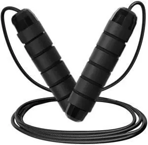 Adjustable 10 ft Jump Ropes for Fitness - Skipping Rope for Exercise with Comfortable Foam Handles - No Tangle Long PVC Jump Rope for Muay Thai, Boxers & Exercises Adjustable 10 ft Jump Ropes for Fitness - Skipping Rope for Exercise with Comfortable Foam Handles - No Tangle Long PVC Jump Rope for Muay Thai, Boxers & Exercises