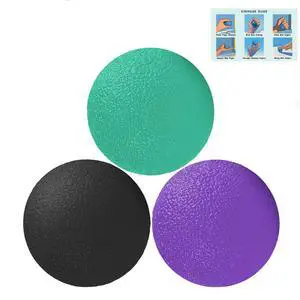 3 Pack Stress Balls for Adults, Squeeze Balls for Hand Therapy, Hand Strengthening Devices with Different Resistance Levels for Finger Forearm Wrist Exercise Relaxation and Pain Relief 3 Pack Stress Balls for Adults, Squeeze Balls for Hand Therapy, Hand Strengthening Devices with Different Resistance Levels for Finger Forearm Wrist Exercise Relaxation and Pain Relief