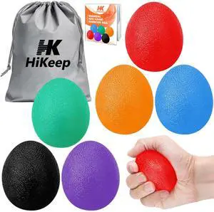 Stress Balls for Adults (6 Pack), Stress Ball, Hand Strengthening Devices, Hand Exercisers for Strength, Exercise Squeeze Squishy Wrist Ball, Physical Therapy Exerciser, Grip Strength Trainer Stress Balls for Adults (6 Pack), Stress Ball, Hand Strengthening Devices, Hand Exercisers for Strength, Exercise Squeeze Squishy Wrist Ball, Physical Therapy Exerciser, Grip Strength Trainer