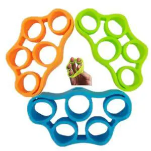 3pcs Finger Stretcher Exerciser, Hand Grip Strengthener, Hand Exerciser,Forearm Exerciser Trainer Silicone Rings for Muscle & Rehabilitation 3pcs Finger Stretcher Exerciser, Hand Grip Strengthener, Hand Exerciser,Forearm Exerciser Trainer Silicone Rings for Muscle & Rehabilitation