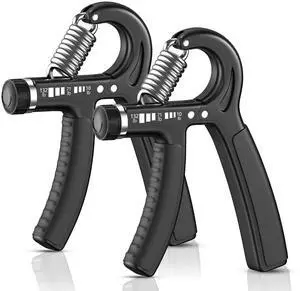 Grip Strength Trainer 2 Pack Adjustable Hand Grip Strengthener for Strength Training & Rehabilitation, 10-132 lbs Resistance Forearm Strengthener, Ideal for Athletes, Rehab, Office Grip Strength Trainer 2 Pack Adjustable Hand Grip Strengthener for Strength Training & Rehabilitation, 10-132 lbs Resistance Forearm Strengthener, Ideal for Athletes, Rehab, Office