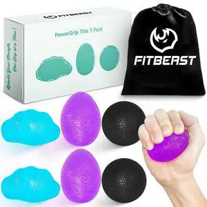 Stress Balls for Adults, Hand Exercise Balls 6 Pack, Stress Relief & Grip Strength Trainer, Squishy Balls & Squeeze Balls for Arthritis, Carpal Tunnel, Hand Therapy with 3 Resistance Levels Stress Balls for Adults, Hand Exercise Balls 6 Pack, Stress Relief & Grip Strength Trainer, Squishy Balls & Squeeze Balls for Arthritis, Carpal Tunnel, Hand Therapy with 3 Resistance Levels