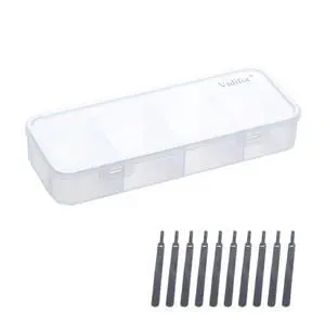 2-Pack Clear Cable Organizer Box with 16 Cable Ties, Portable Cord & Charger Storage for Drawer, Desk, Office & Home (2, Small) 2-Pack Clear Cable Organizer Box with 16 Cable Ties, Portable Cord & Charger Storage for Drawer, Desk, Office & Home (2, Small)