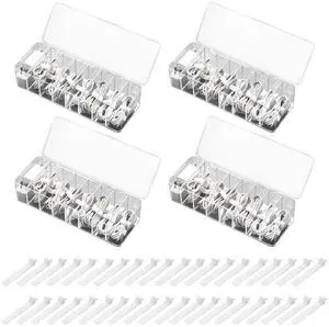 4 Pcs Cable Organizer Electronics Cable Box with 40 Pcs Wire Ties 4 Pcs Cable Organizer Electronics Cable Box with 40 Pcs Wire Ties