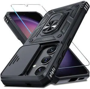 for Samsung Galaxy S25 Plus/S24 Plus Case Built in Slide Camera Cover&Stand for Samsung Galaxy S25 Plus/S24 Plus Case Built in Slide Camera Cover&Stand